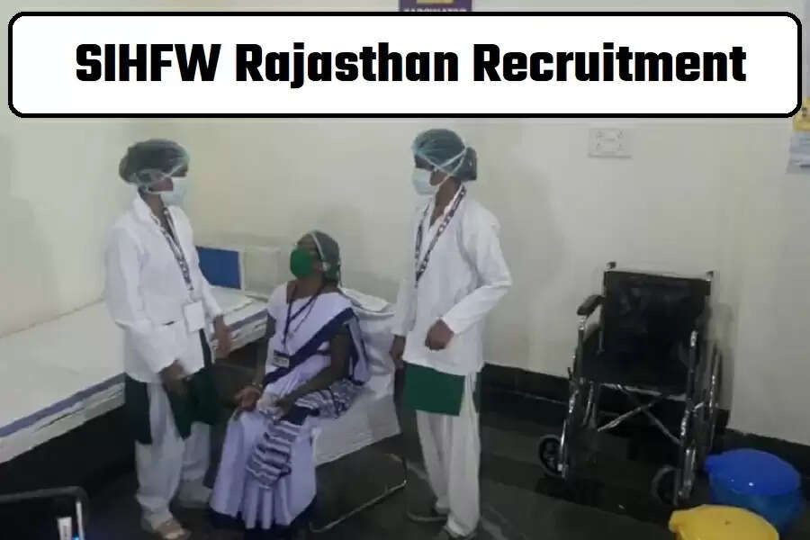 SIHFW Rajasthan Recruitment : 