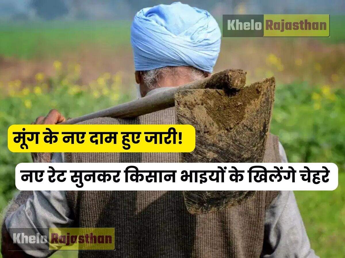 मूंग के नए दाम हुए जारी! नए रेट सुनकर किसान भाइयों के खिलेंगे चेहरे&nbsp;
